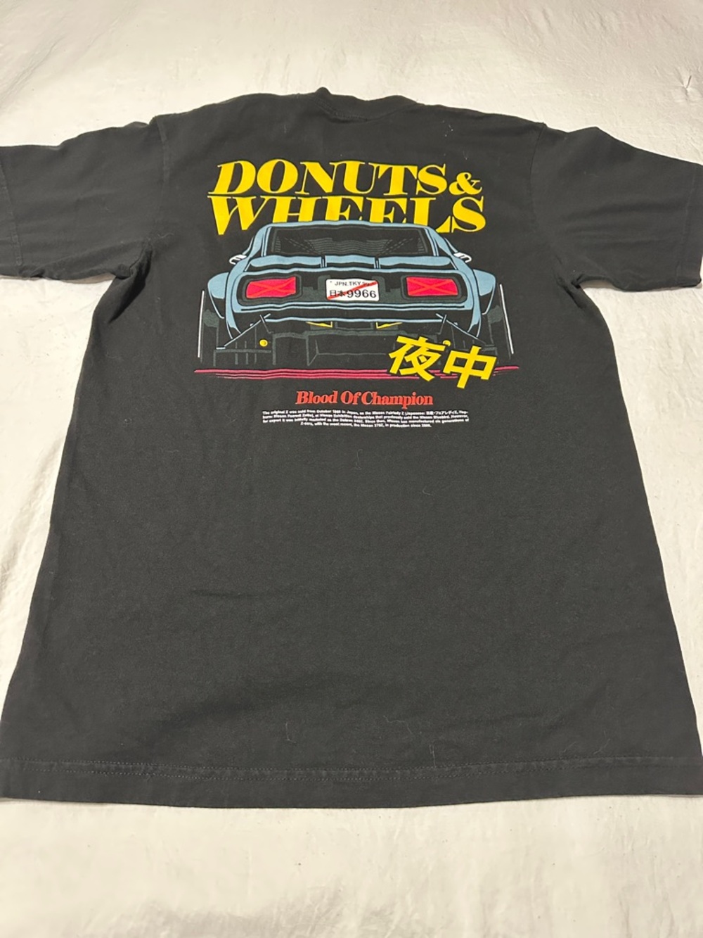 Donuts & Wheels Graphic Short Sleeve Tee - Black